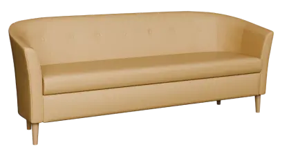 CHARLOTTE 3, trojkřeslo, koženka béžová